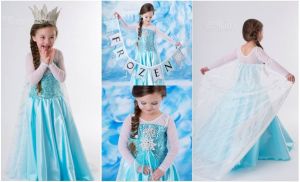 Costume princess dress Frozen Elsa